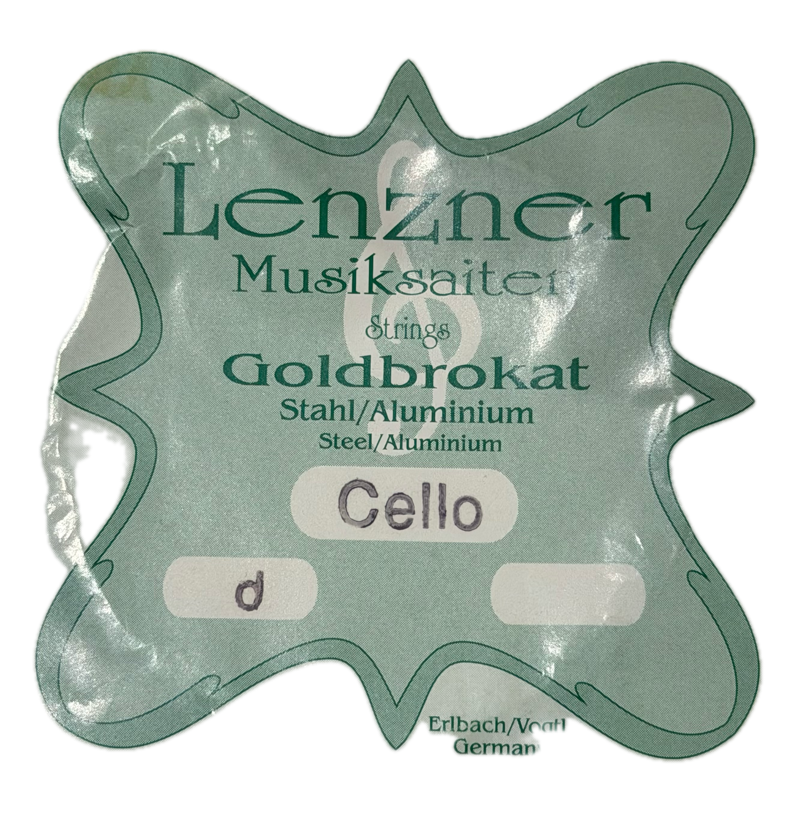Lenzner Goldbrokat Cello C String – Steel/Aluminum