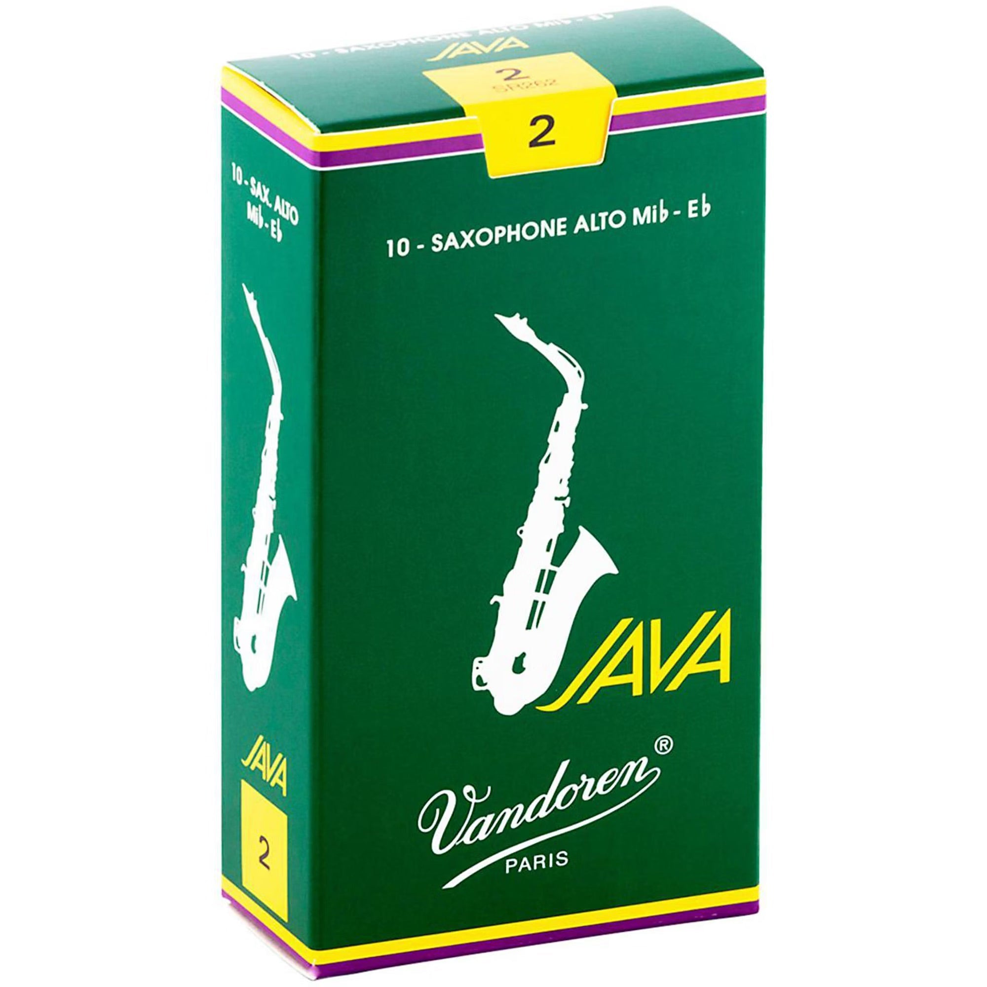 Alto Saxophone Reeds - Vandoren Java Box of 10 - AAA Band Instrument Rentals