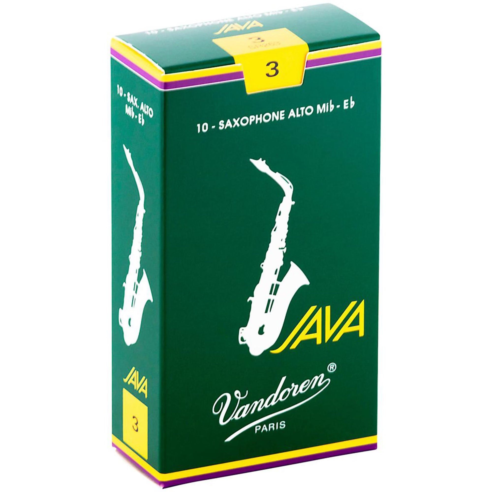 Alto Saxophone Reeds - Vandoren Java Box of 10 - AAA Band Instrument Rentals
