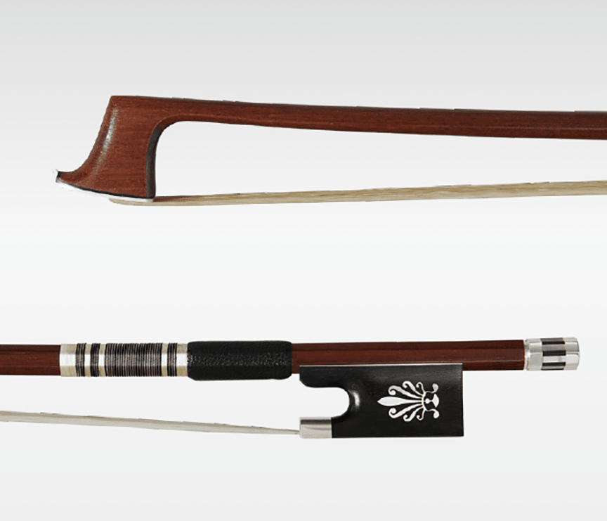 Atelier Pernambuco Violin Bow – Peacock Flower Silver Mounted Model