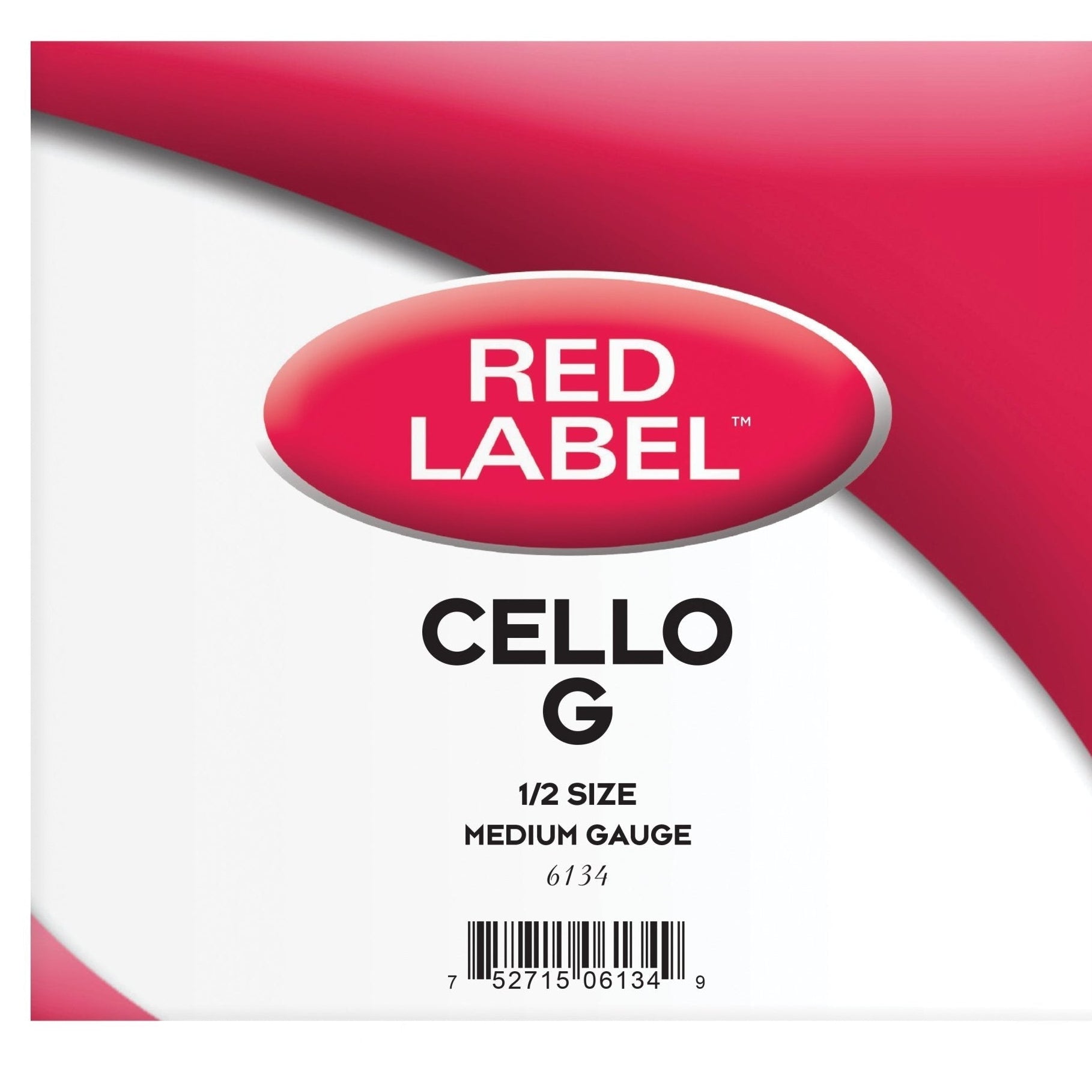 D'Addario Red Label Cello G Single String - Atelier Fine Strings