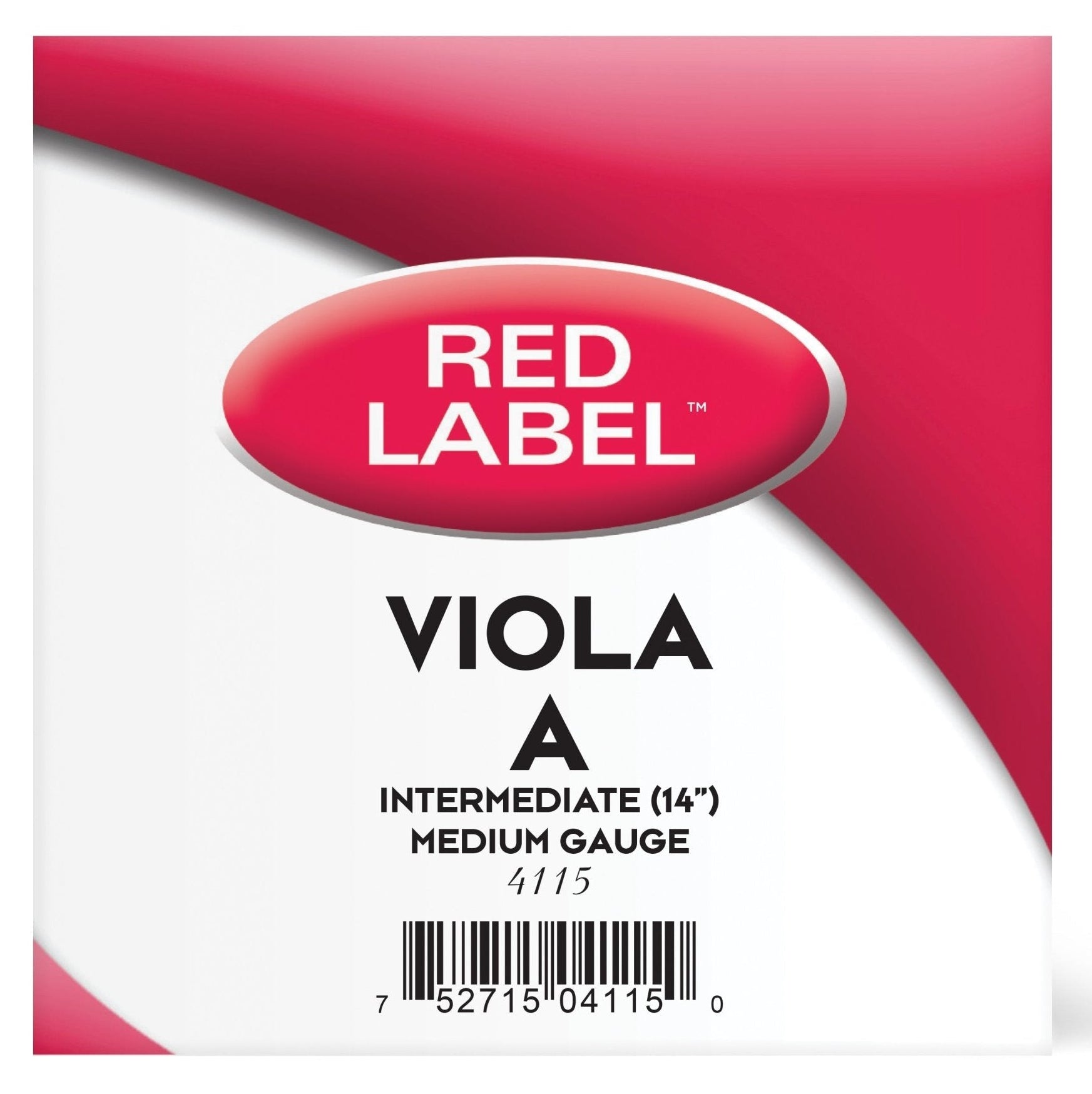 D'Addario Red Label Viola A Single String - Atelier Fine Strings