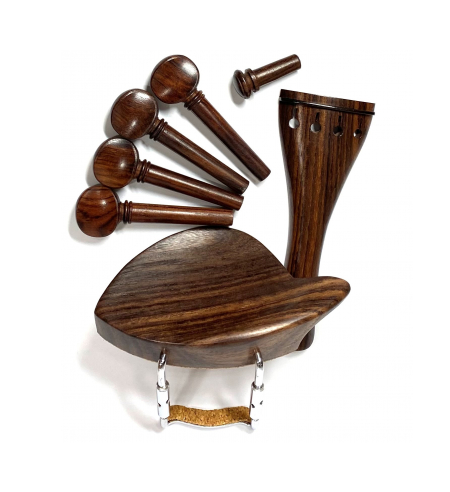 Classic Rosewood Violin Accessory Set
