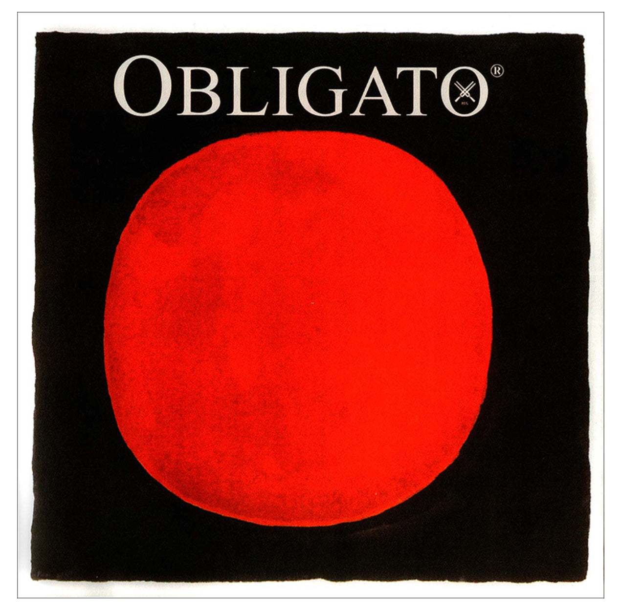 Obligato Violin String Set - Medium Gold Chrome steel ball end E