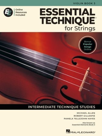Essential Technique for Strings – Violin Book 3 - Atelier Fine Strings