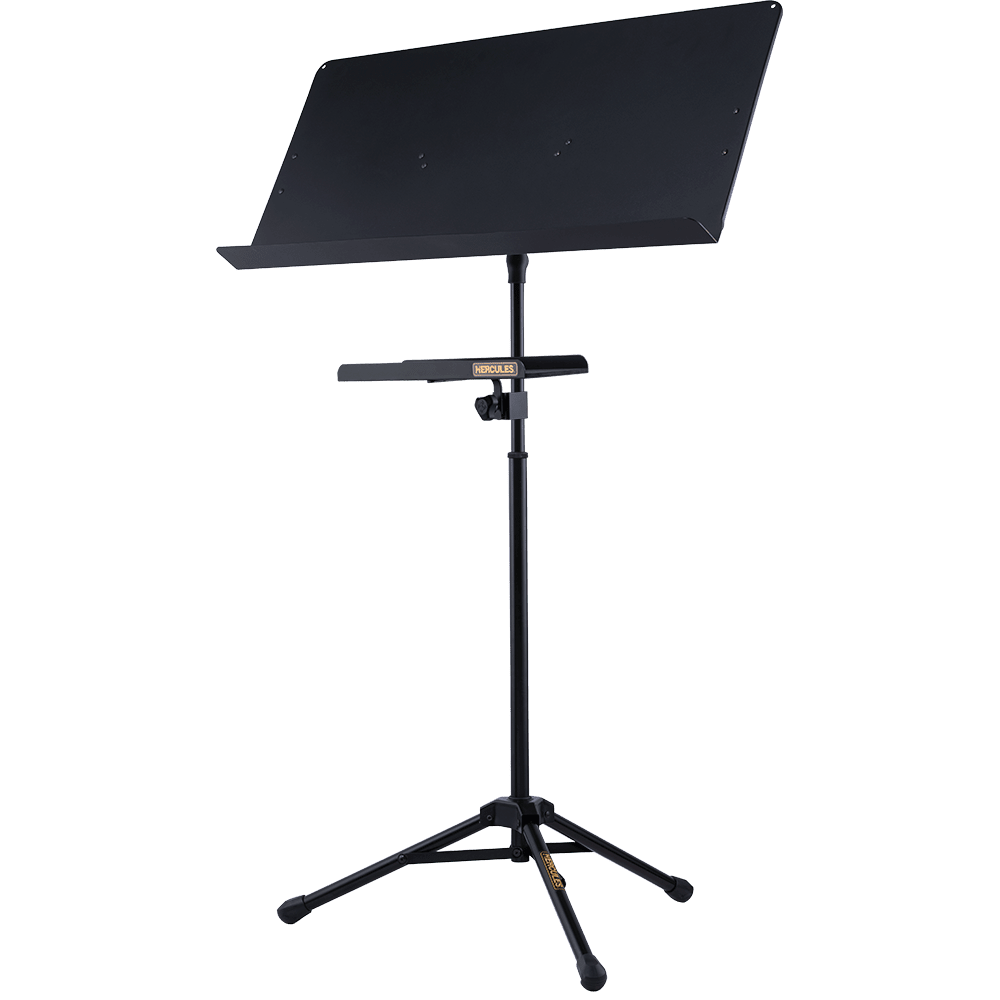 Hercules BS243B-HA103 - EZ Grip Two-Section Conductor Stand with Extended Desk - Atelier Fine Strings