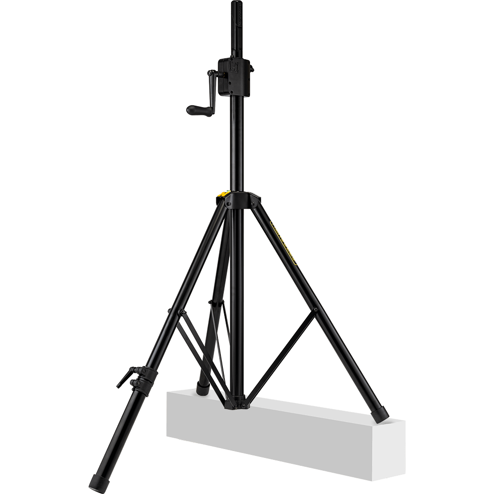 Hercules SS710BPLUS - GEAR UP SPEAKER STAND WITH LEVELING LEG - AAA Band Instrument Rentals