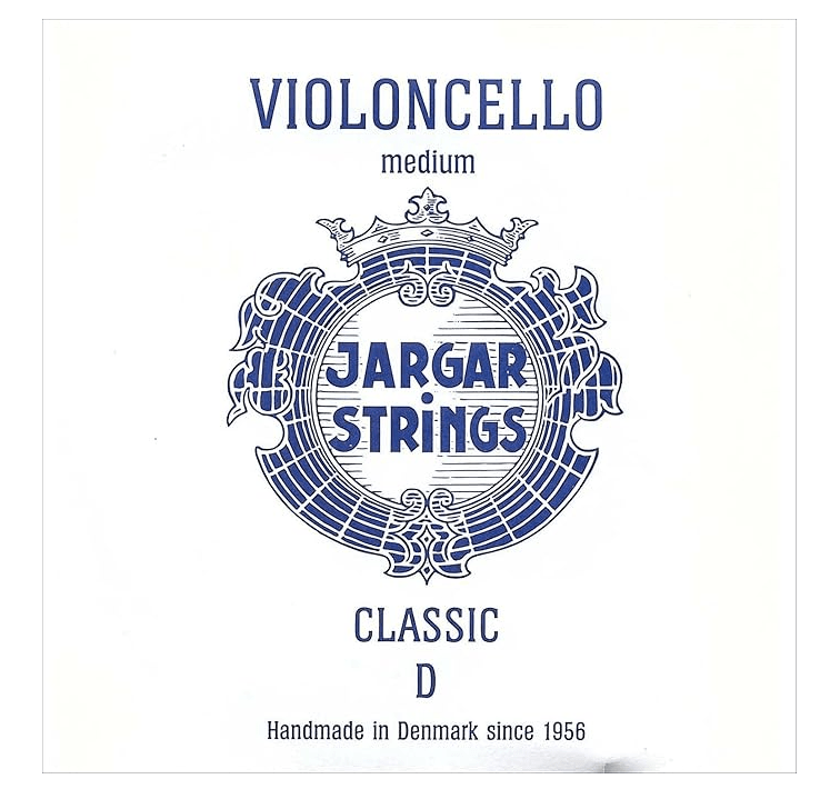 Jargar Cello D String - chr/steel: MediumJarg