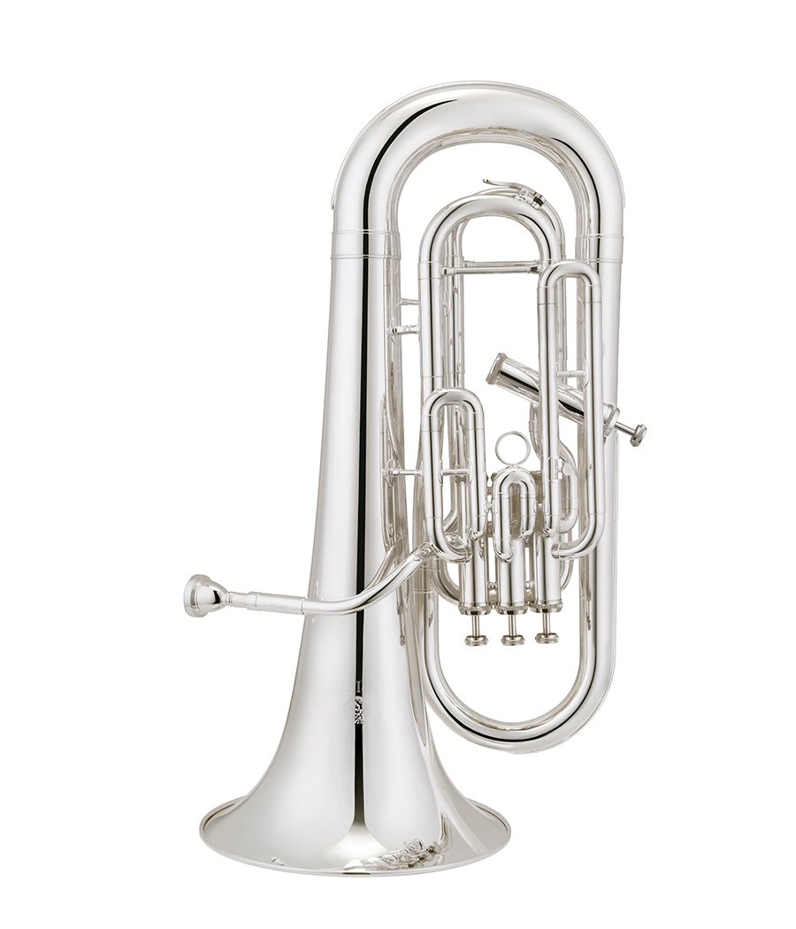 Jupiter JEP1025S Step-Up Bb Euphonium – Silver-Plated - AAA Band Instrument Rentals