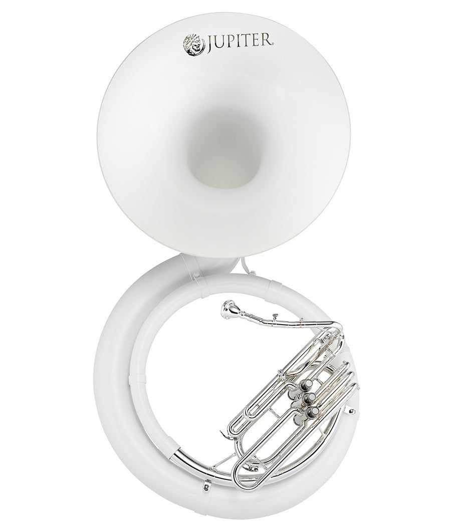 Jupiter JSP1000S BBb Sousaphone – Fiberglass Body Silver-Plated - AAA Band Instrument Rentals