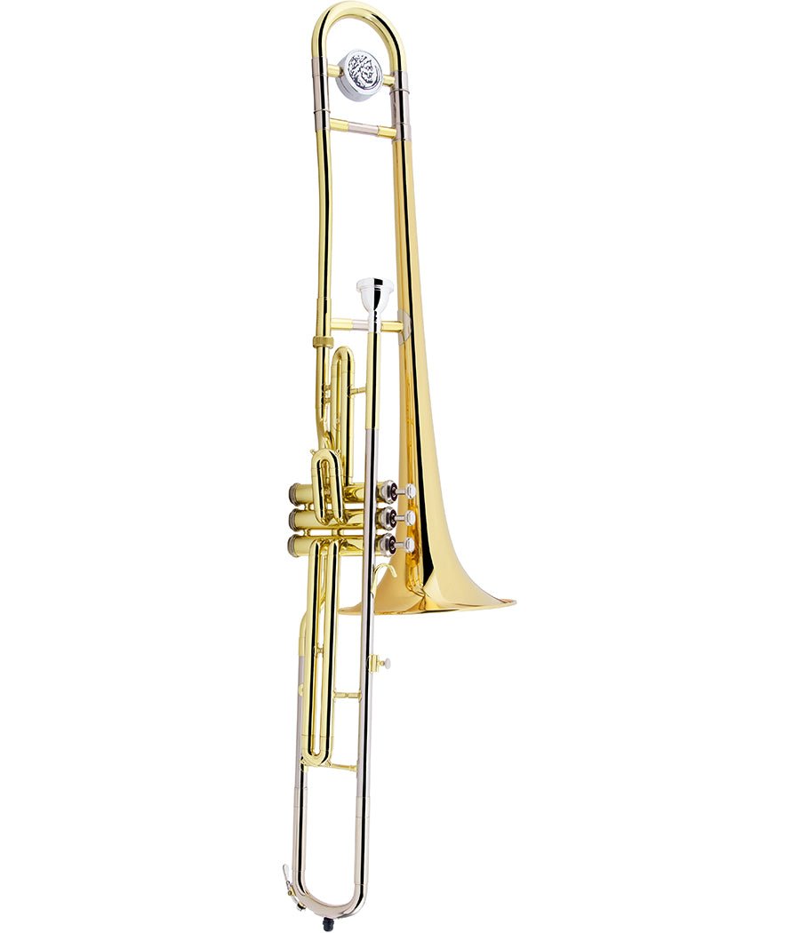 Jupiter JTB720VRQ Valve Trombone in C – Lacquered | Rose Brass Bell - AAA Band Instrument Rentals