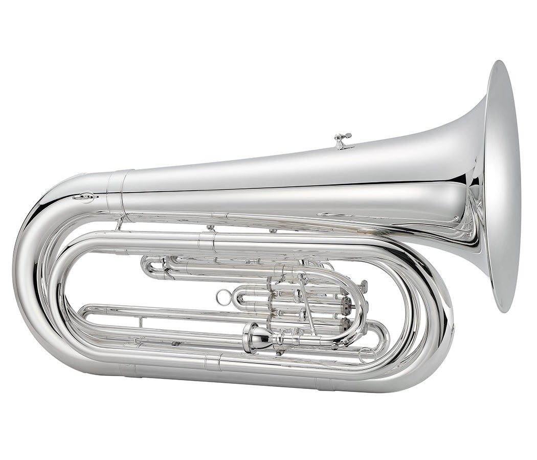 Jupiter JTU1030MS BBb Marching Tuba – Silver-Plated | Student/Intermediate - AAA Band Instrument Rentals