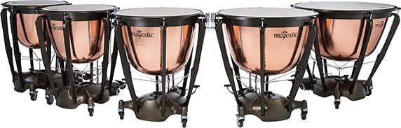 Majestic GRF05AH Symphonic Grand Gong Set – 5-Piece: 20"", 23"", 26"", 29"", 32" - AAA Band Instrument Rentals