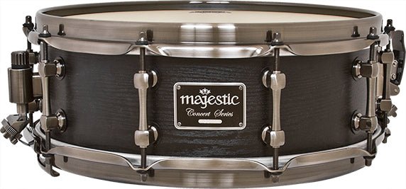 Majestic MCS1450MA 14×5" Concert Snare Drum – Maple Shell, Black Woodgrain - AAA Band Instrument Rentals