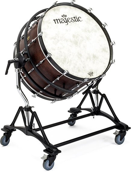 Majestic MPB2818 Prophonic 28×18" Concert Bass Drum with Tilting Stand - AAA Band Instrument Rentals