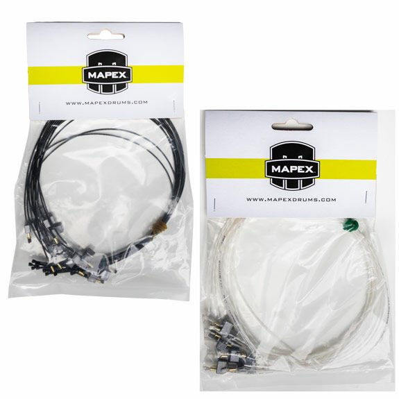 MAPEX Alternate Black Marching Snare Strands — 1.27mm, Set of 12 - AAA Band Instrument Rentals