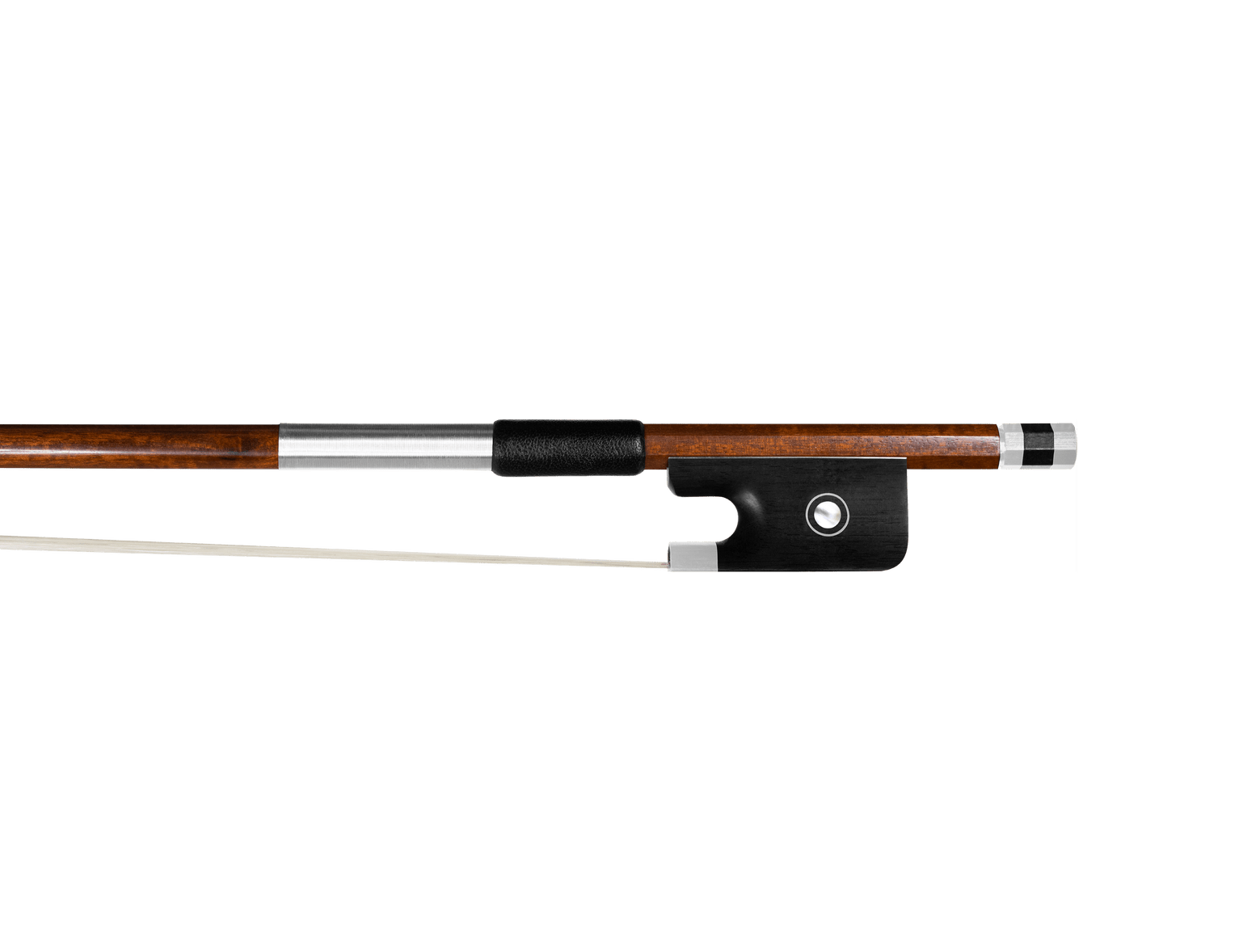 Pernambuco Cello Bow, Nickel Mounted