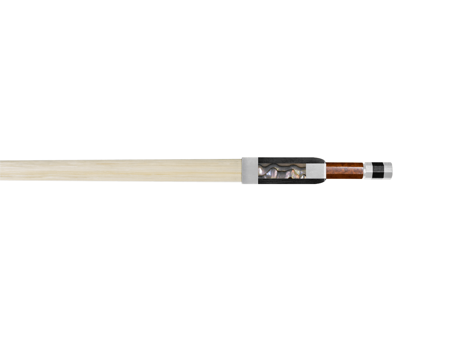 Pernambuco Cello Bow, Nickel Mounted