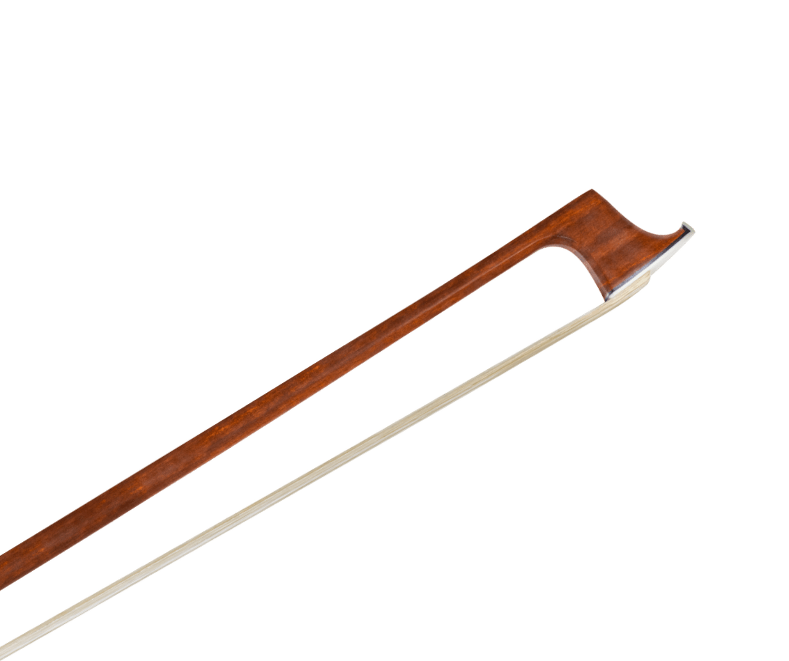 Pernambuco Viola Bow, Silver Mount