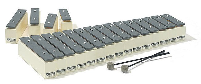SONOR KS40L1 Chime Bar Full Set – Grey Special Alloy 40×6mm | Tenor-Alto Chromatic - AAA Band Instrument Rentals