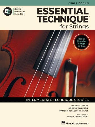 Essential Technique for Strings – Viola Book 3