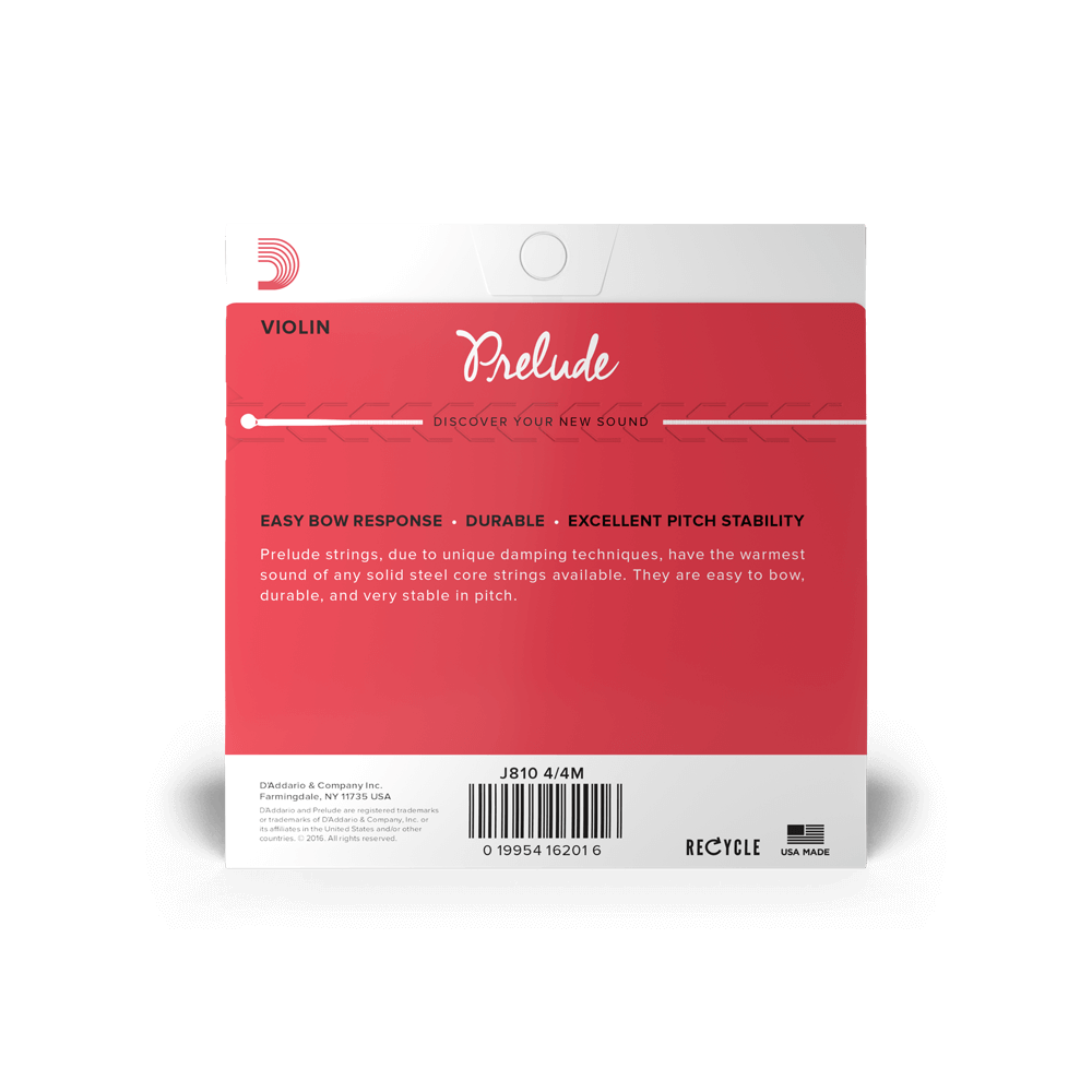 Prelude Violin G String – Medium Tension | D'Addario