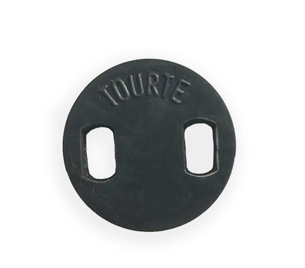 Tourte Cello Mute, Round, black Rubber