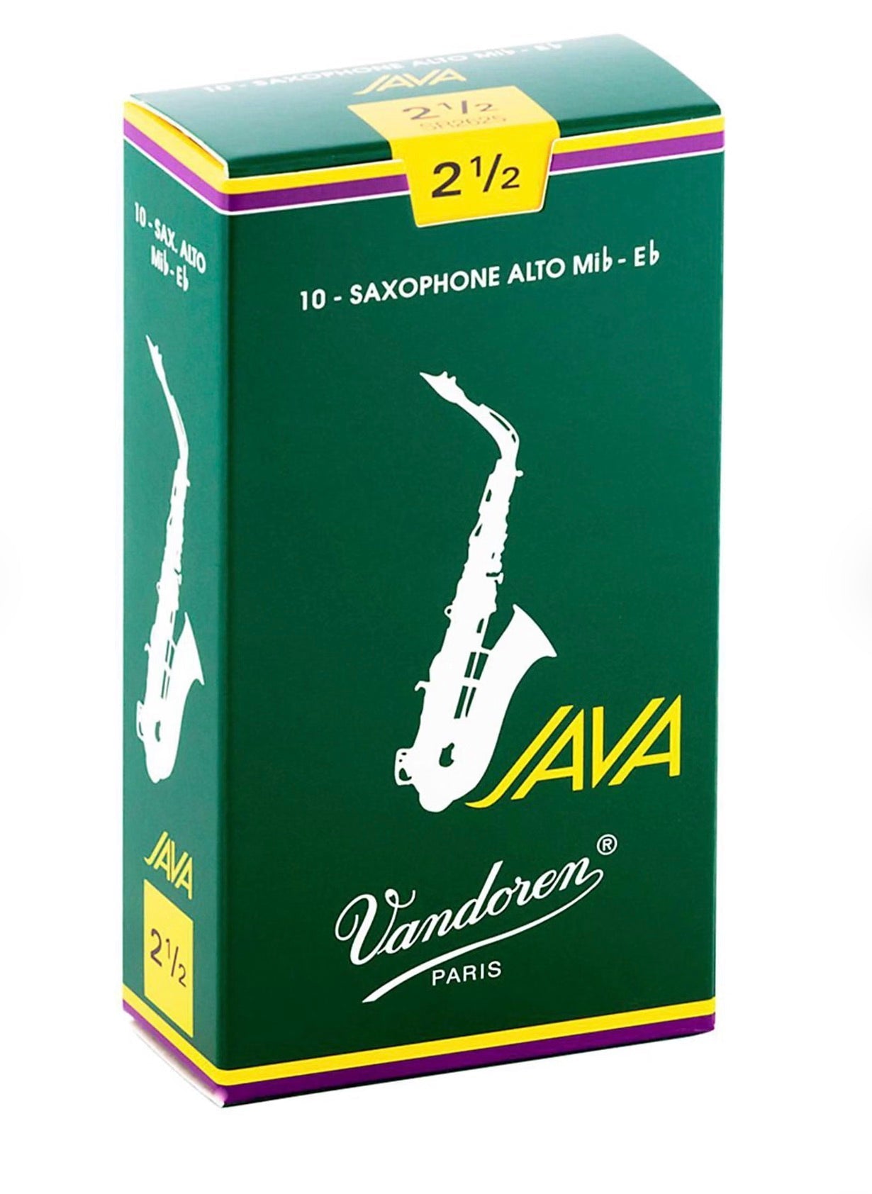 Alto Saxophone Reeds - Vandoren Java Box of 10 - AAA Band Instrument Rentals
