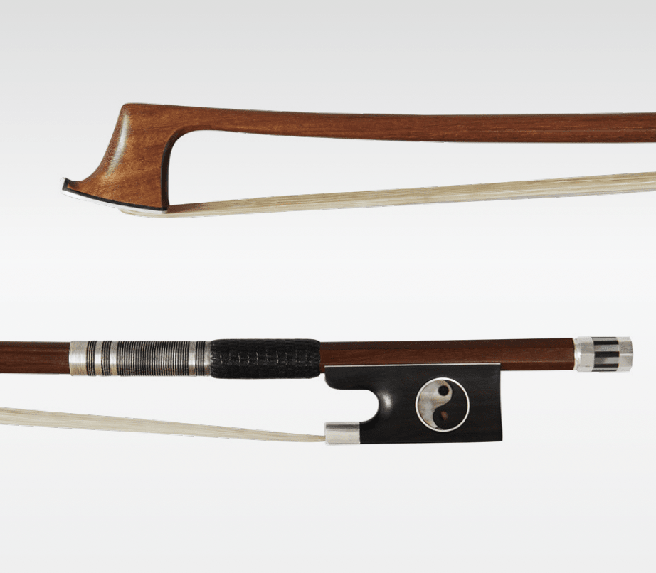 Atelier Pernambuco Violin Bow – Yin Yang Flower Silver Mounted Model