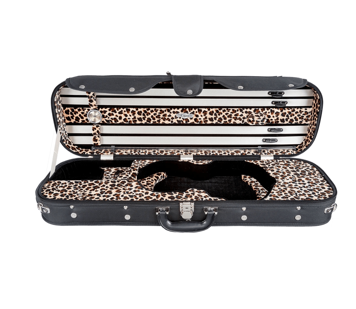 Core CC525 Violin Case w/Leopard Interior