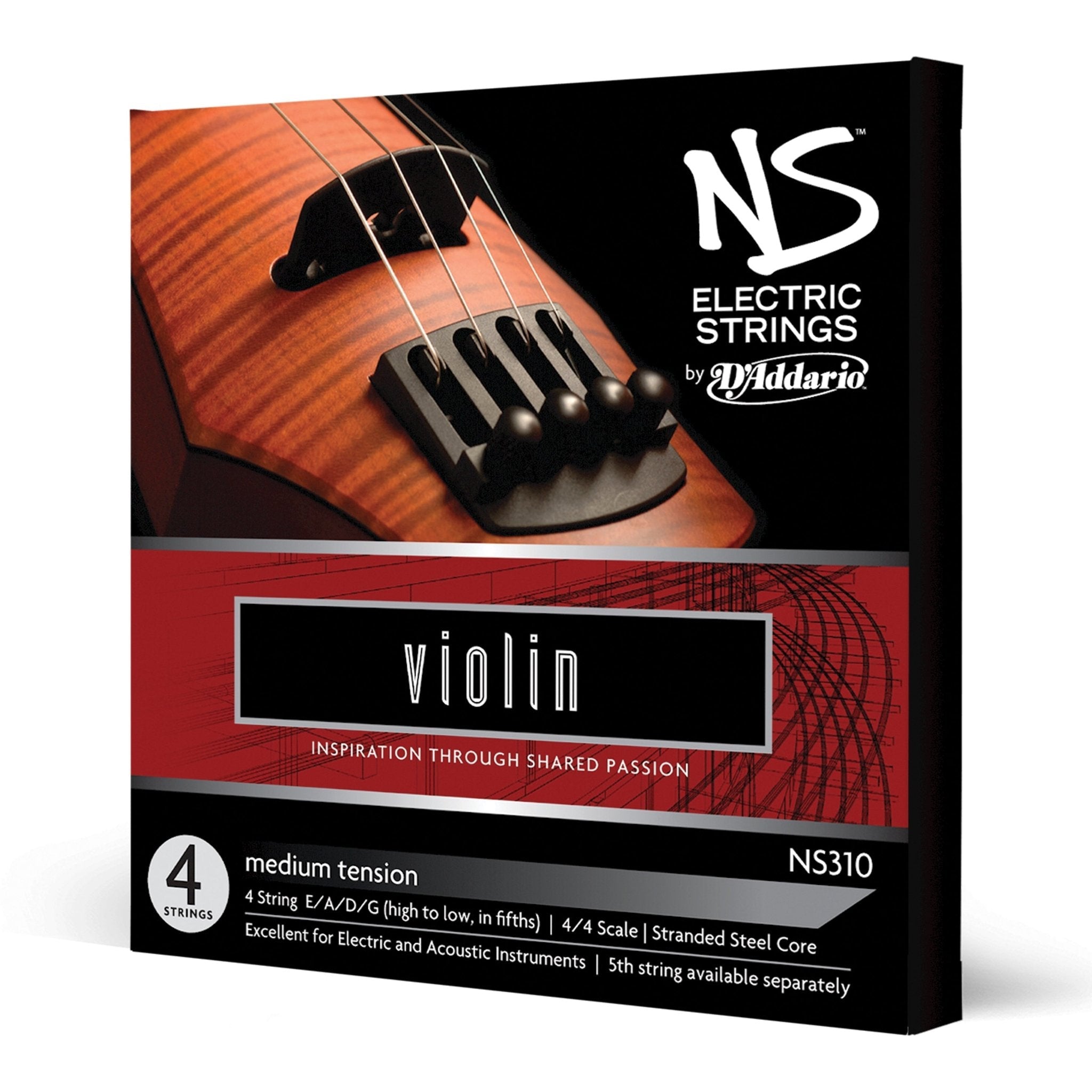 D'Addario NS Electric Violin String Set - Atelier Fine Strings