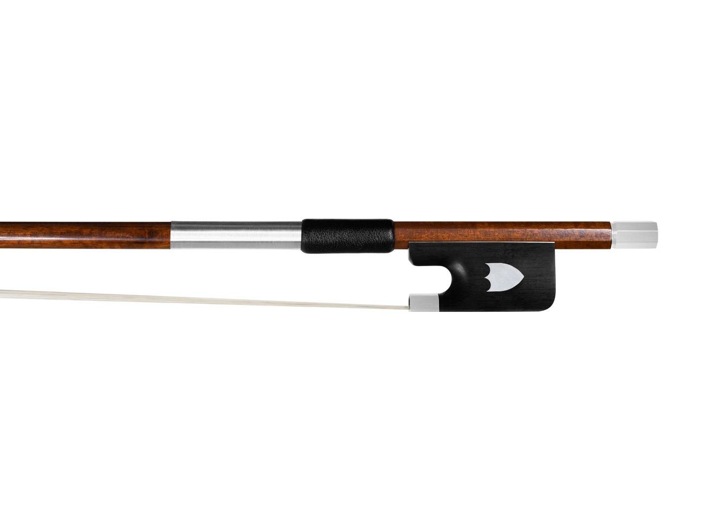 Pernambuco Bass Bow, Silver Mount