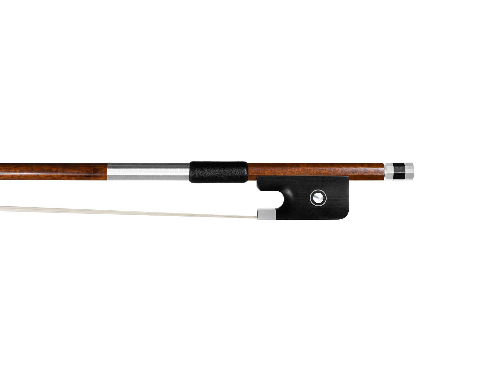 Pernambuco Cello Bow, Nickel Mounted