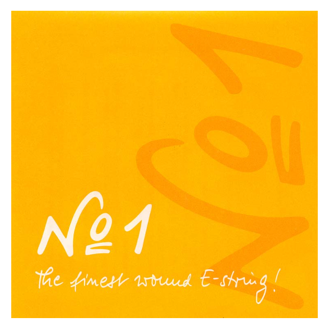 Pirastro No. 1 Violin E String – 4/4, Medium Gauge, Carbon Steel Core