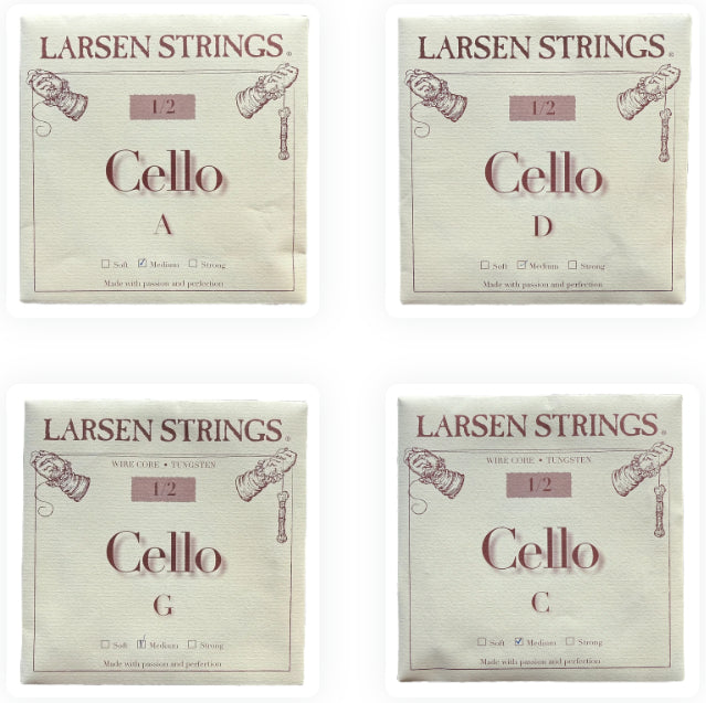 Larsen 1/2 Cello Strings - Medium