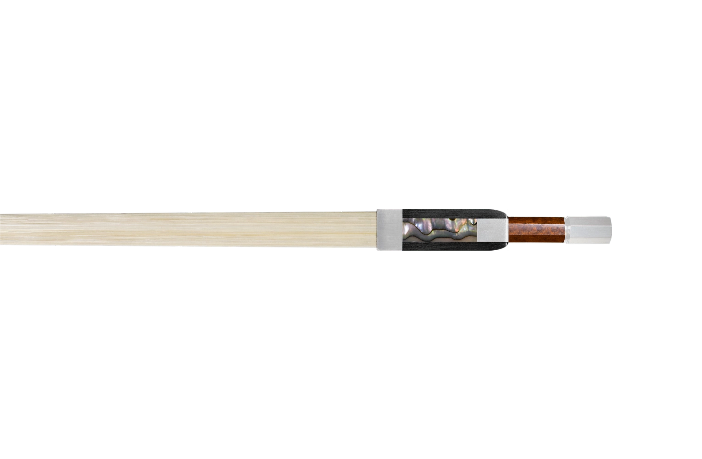Pernambuco Cello Bow, Silver Mount