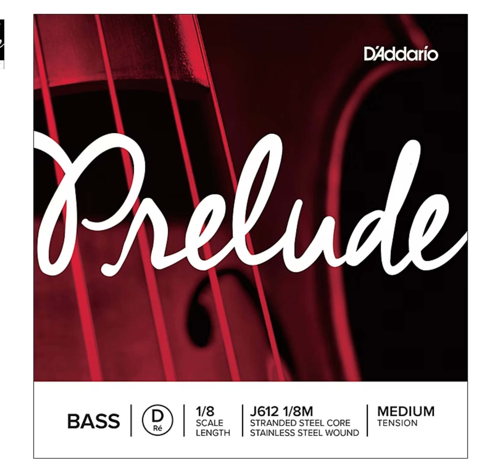 D'Addario Prelude Series Double Bass A String