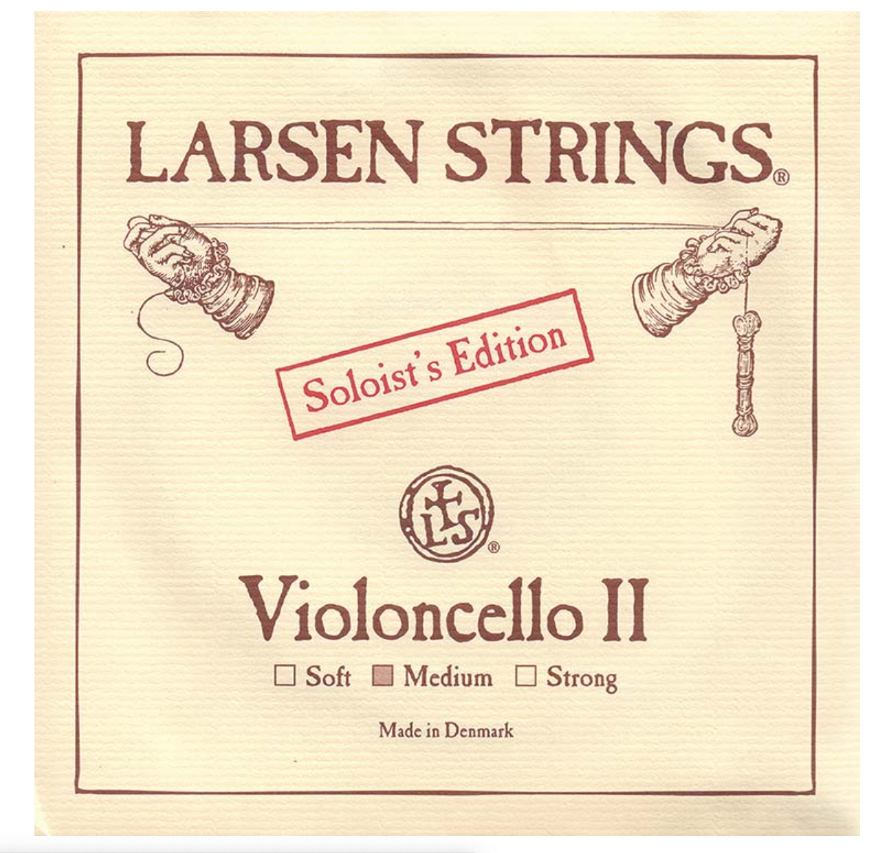 Larsen Soloist Cello D String - alloy/steel: Medium