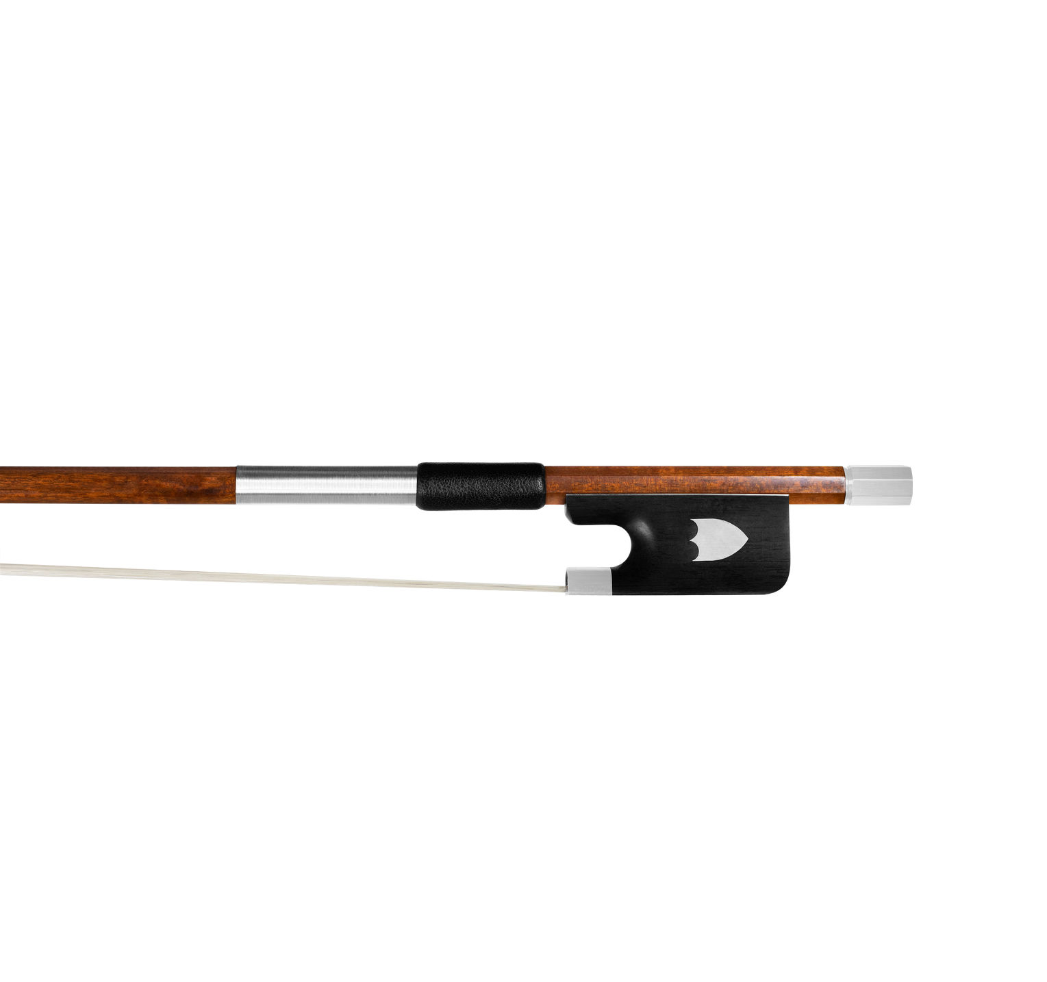Pernambuco Viola Bow, Silver Mount