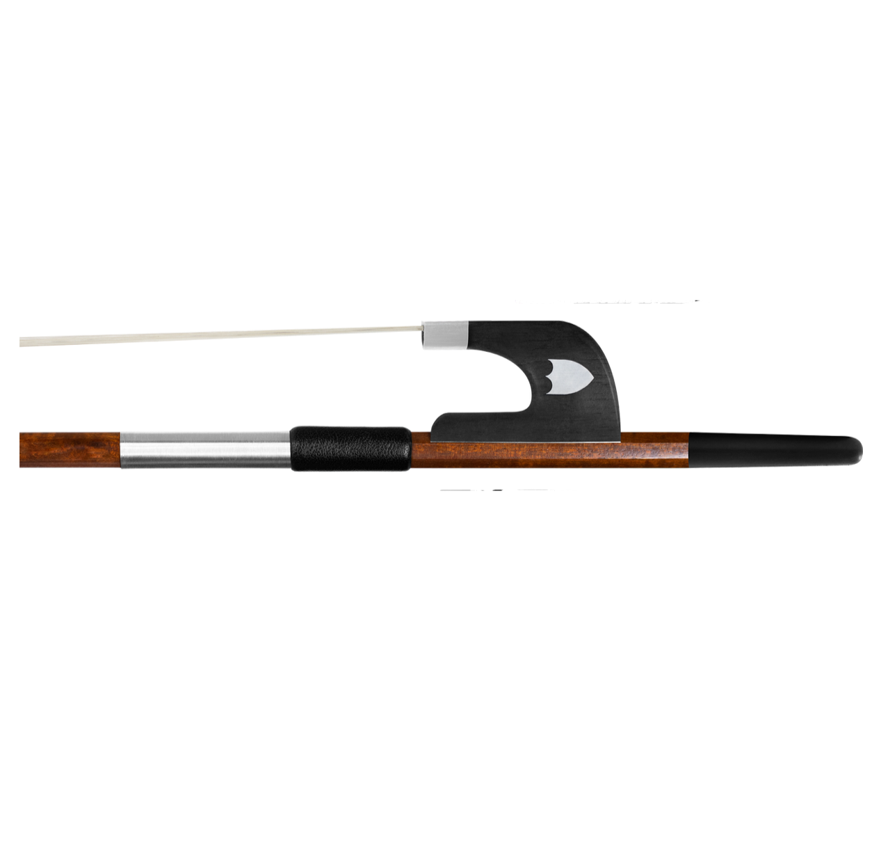 Pernambuco Bass Bow, Silver Mount