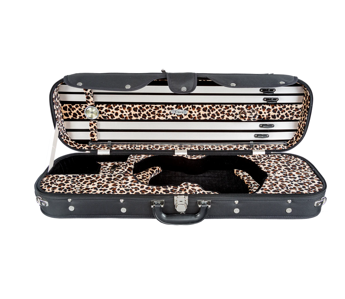 Core CC525 Violin Case w/Leopard Interior
