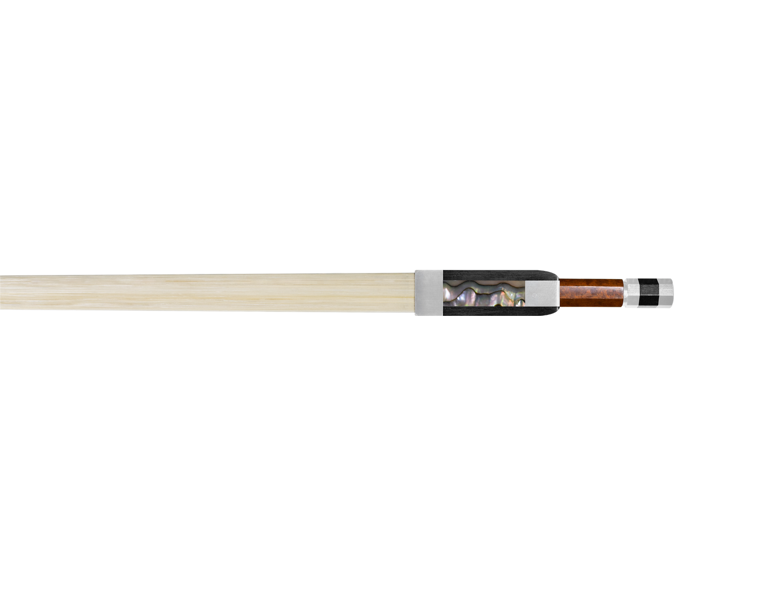 Pernambuco Cello Bow, Nickel Mounted