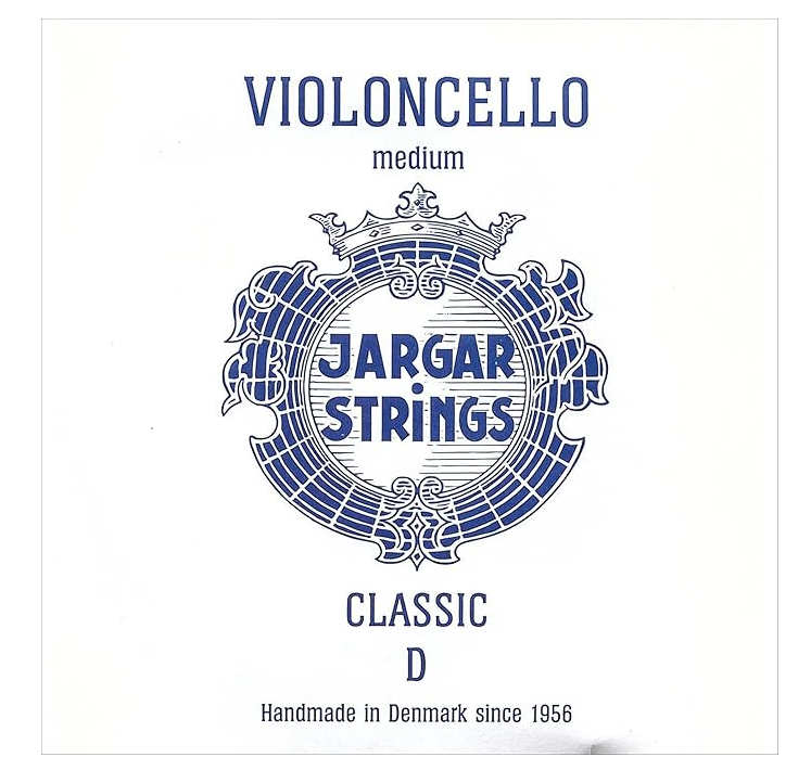 Jargar Cello D String - chr/steel: MediumJarg