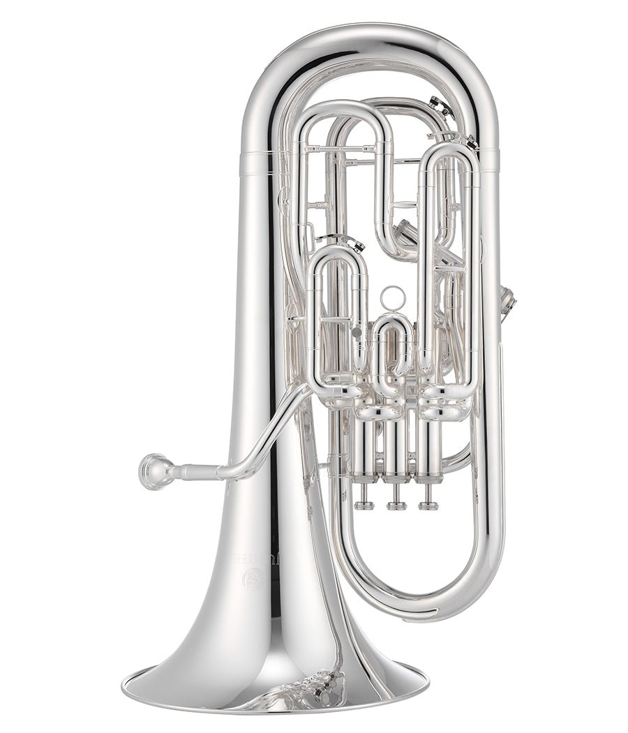 Jupiter JEP1120S Step-Up Bb Euphonium – Silver-Plated - AAA Band Instrument Rentals