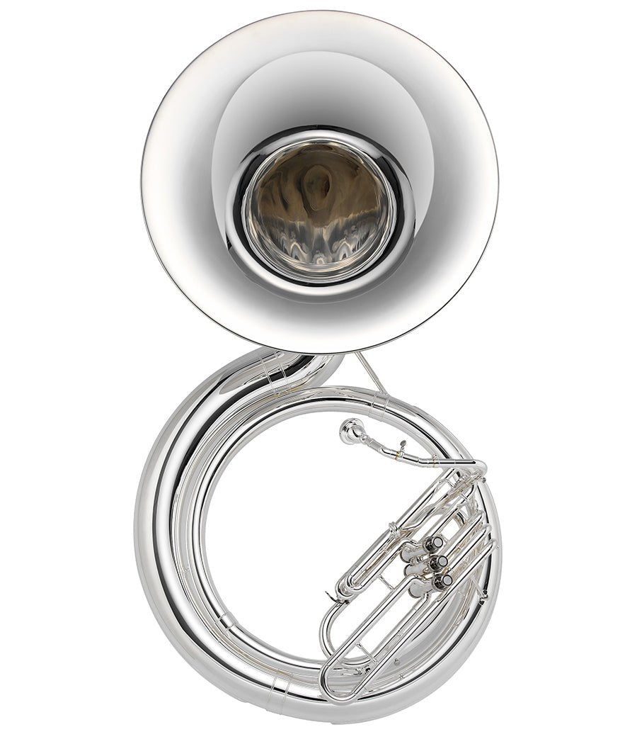 Jupiter JSP1100S BBb Sousaphone – Brass Body Silver-Plated - AAA Band Instrument Rentals