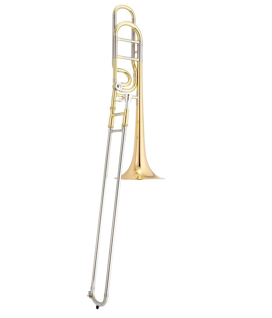 Jupiter JTB1150FROQ Tenor Trombone – Silver-Plated | Closed Wrap F-Attachment | Rose Brass Bell - AAA Band Instrument Rentals