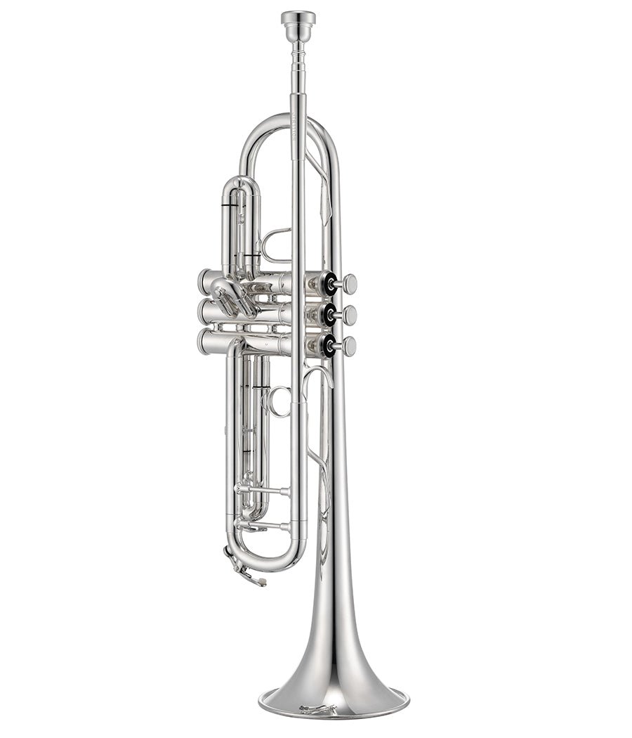Jupiter JTR1110RSQ Bb Trumpet – Silver-Plated - AAA Band Instrument Rentals