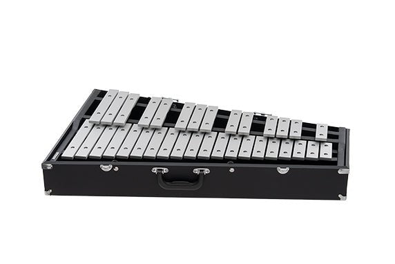 Majestic B626A Concert Black 2.6-Octave Orchestra Bells – Aluminum Bars (34 Notes) - AAA Band Instrument Rentals