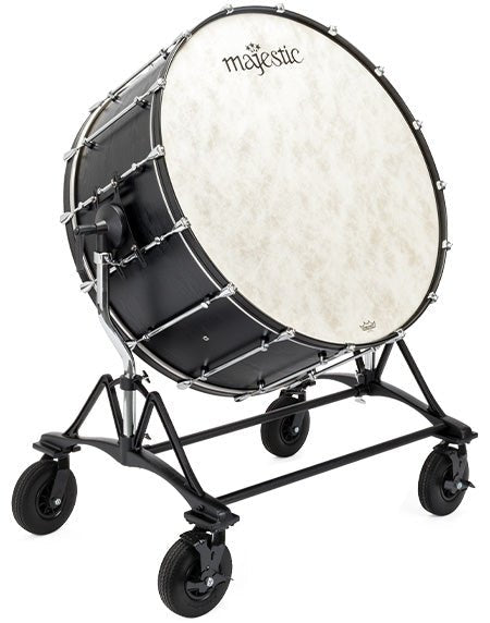 Majestic MFCB4022 40×22" Concert Bass Drum with Field Tilting Stand - AAA Band Instrument Rentals