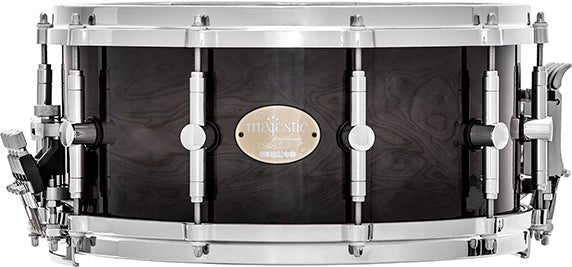 Majestic MPS1465MB Prophonic 14×6.5" Snare Drum – Maple Shell, Black Dawn - AAA Band Instrument Rentals